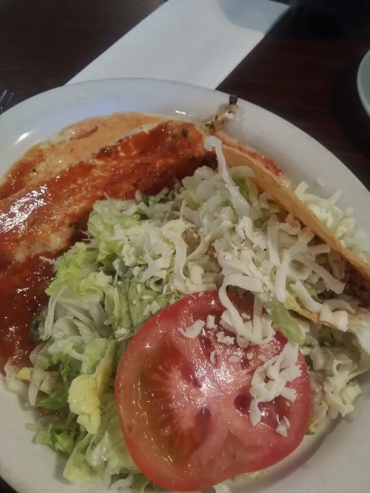 Chile Relleno and Taco