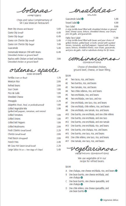 Mi Casa Mexican Restaurant - Kirksville
